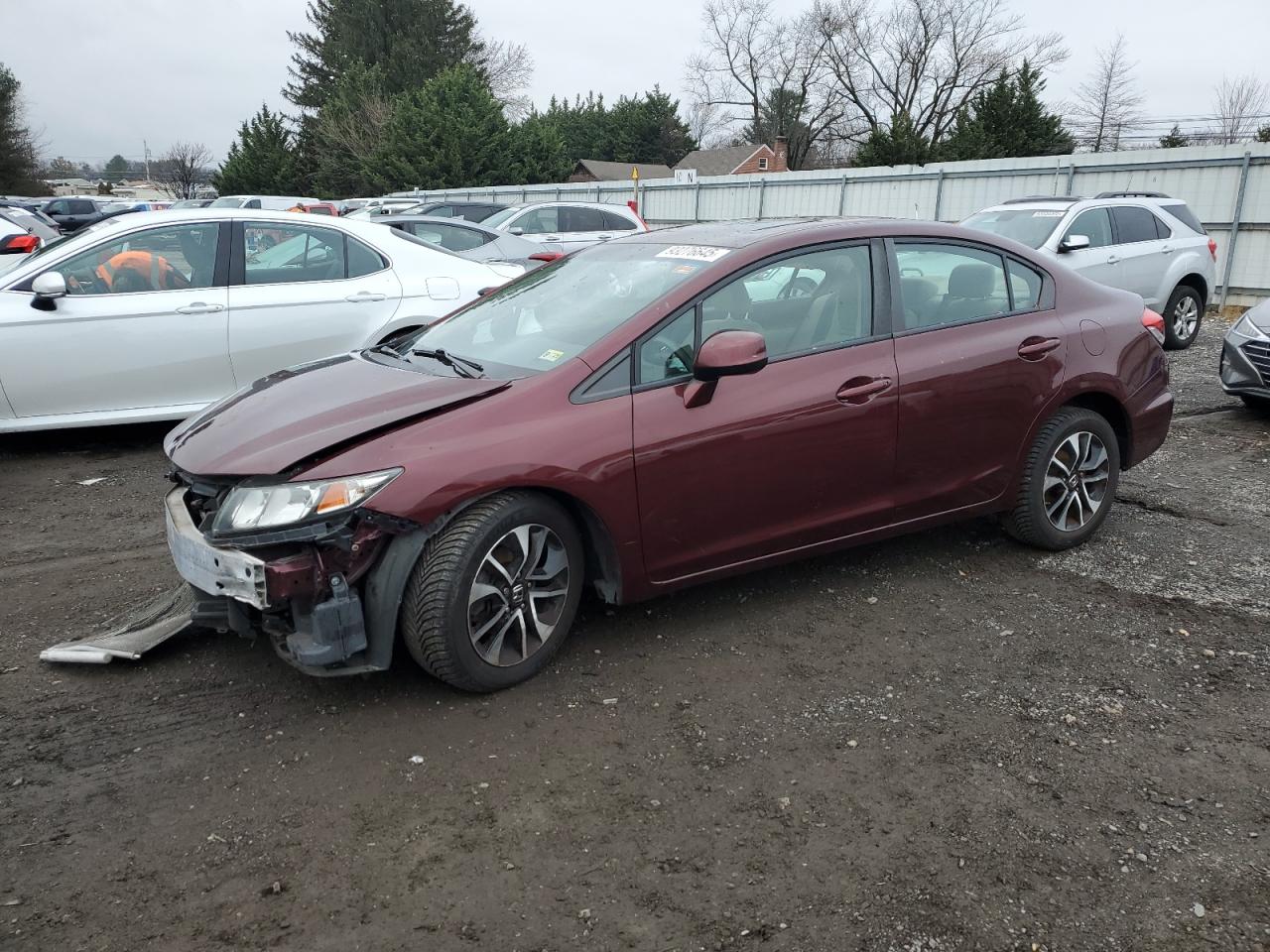 2013 Honda Civic EX, VIN 19XFB2F83DE201319 — Auction photo