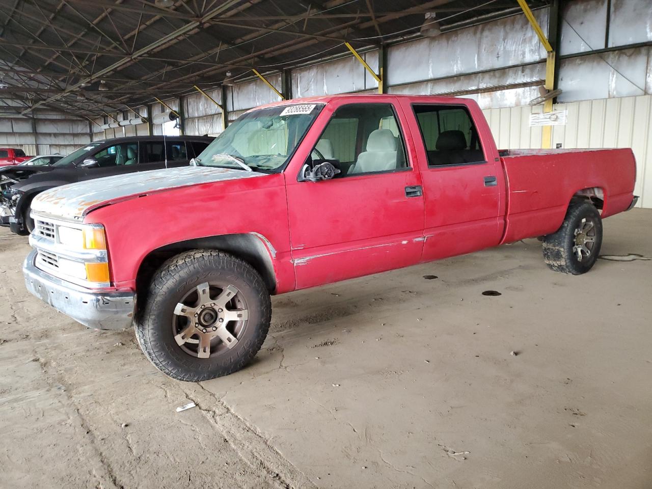 1998 Chevrolet Silverado 3500, VIN 1GCGC33J0WF064010 — Мелкие вмятины и царапины