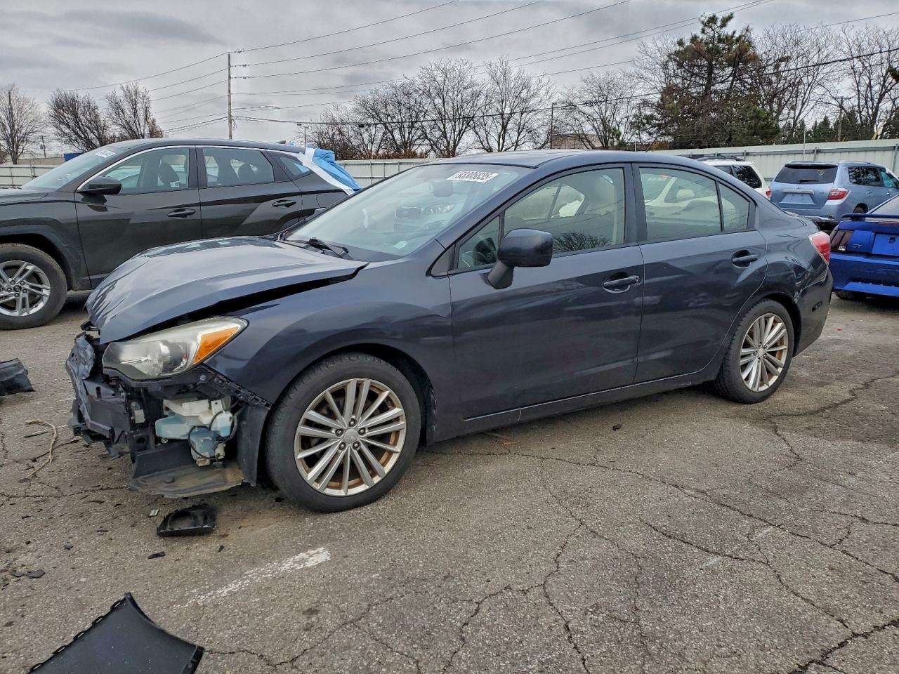 2013 Subaru Impreza Premium, VIN JF1GJAD6XDH033553 — Front end