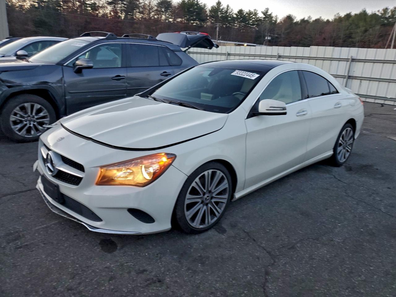 2018 Mercedes-Benz CLA 250, VIN WDDSJ4EB5JN566169 — Front end