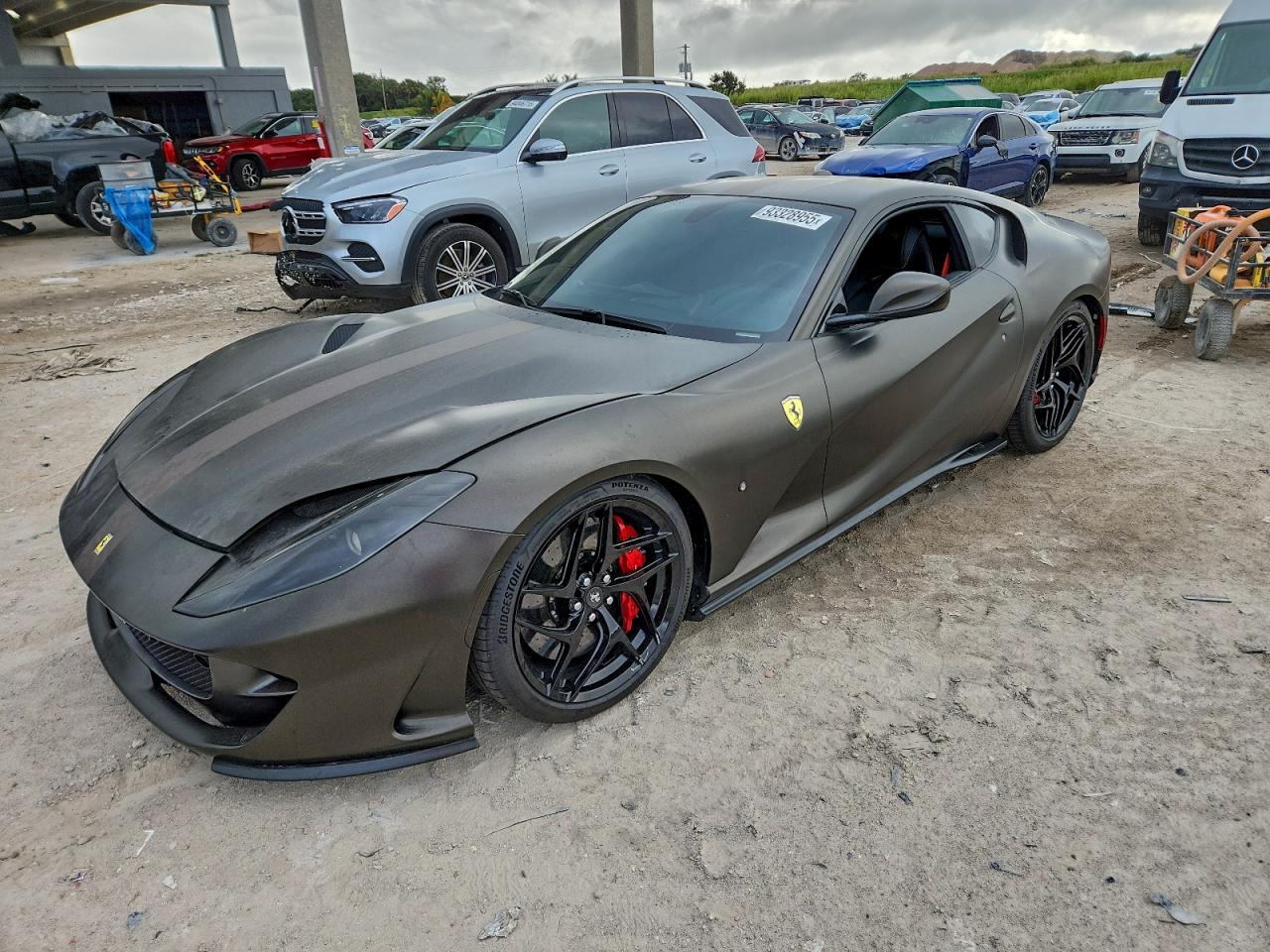 2018 Ferrari 812, VIN ZFF83CLA6J0235697 — Water / flood