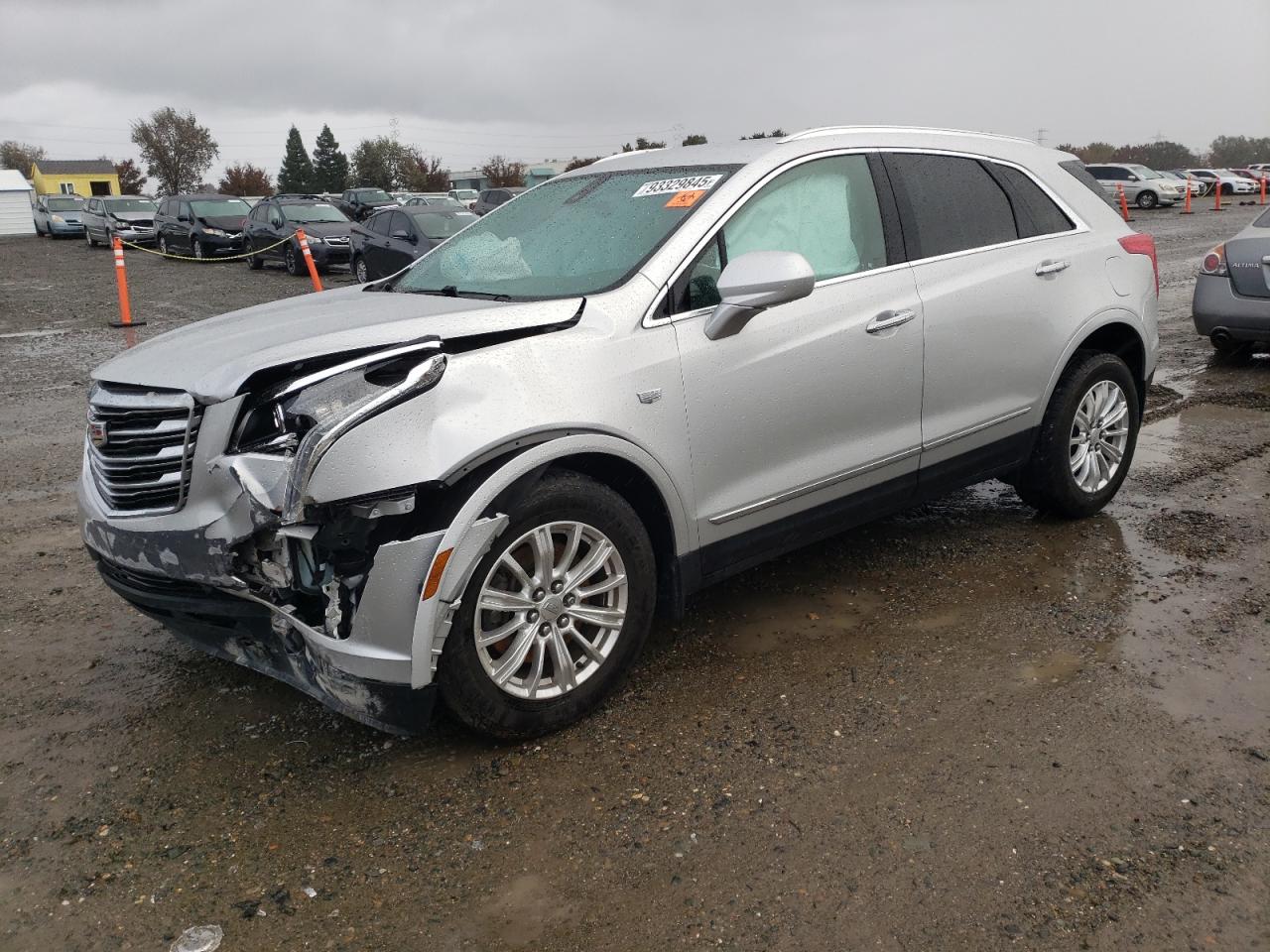 2019 Cadillac XT5 FWD, VIN 1GYKNARS1KZ103148 — Frame damage