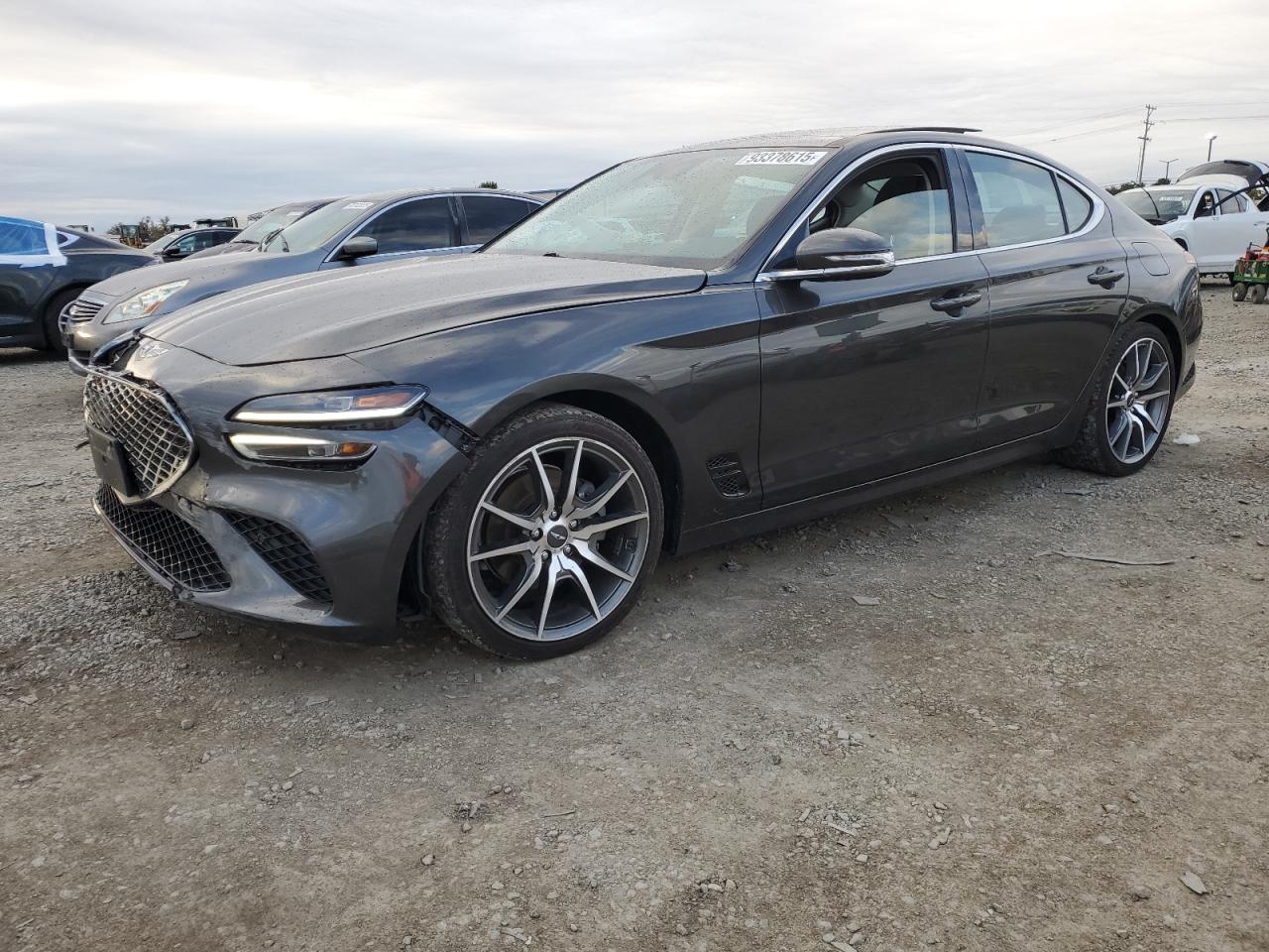 2022 Genesis G70 2.0T, VIN KMTG34TA7NU099757 — Front end