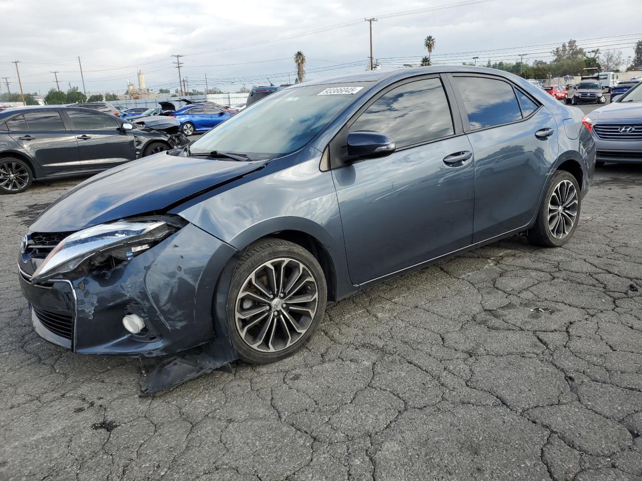 2015 Toyota Corolla S Plus, VIN 2T1BURHE9FC473637 — Front end