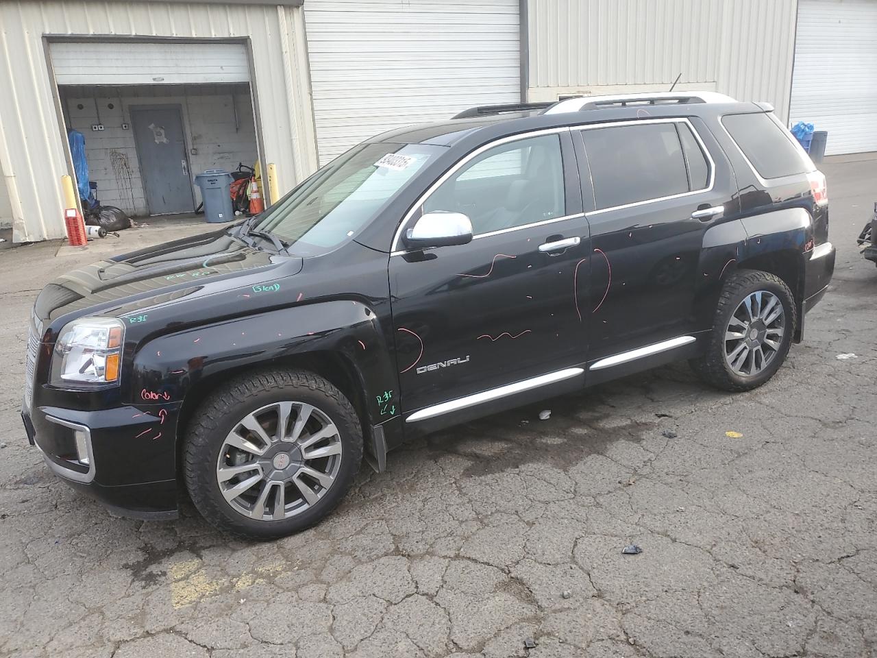 2016 GMC Terrain Denali, VIN 2GKFLVE34G6261655 — Vandalism