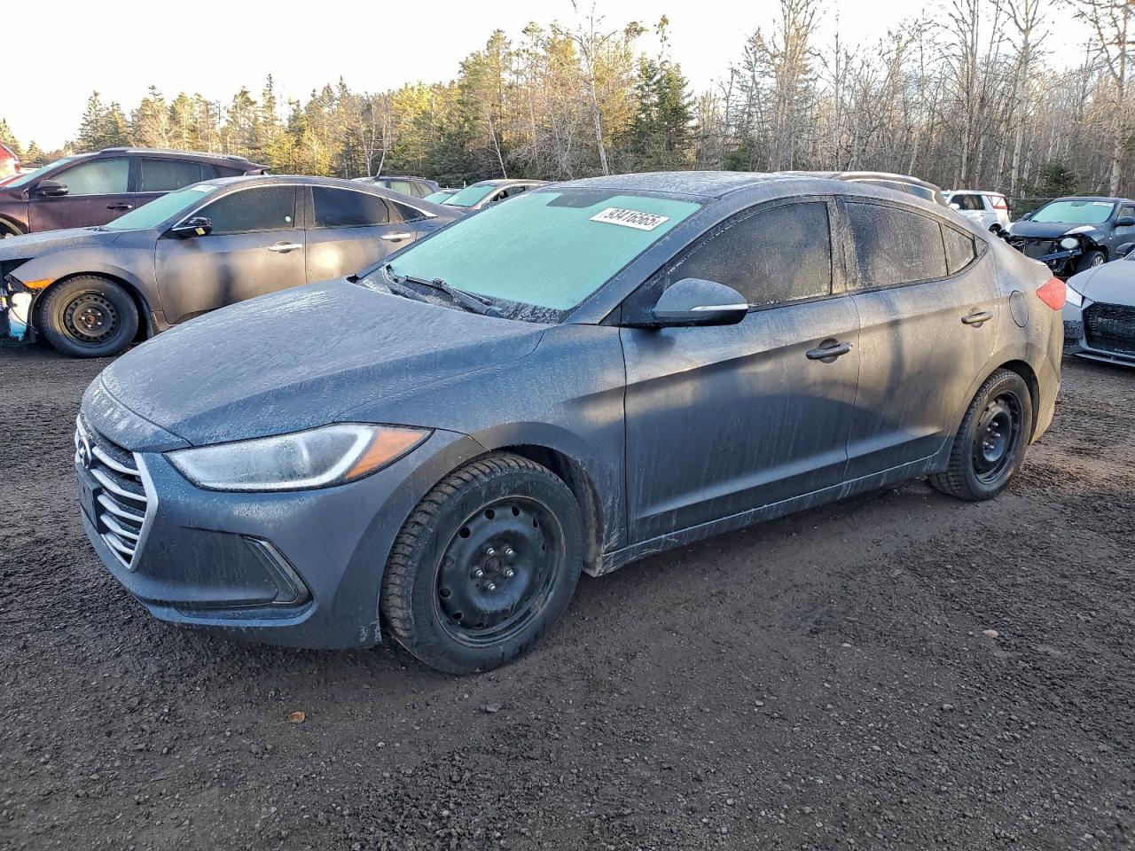 2018 Hyundai Elantra SEL, VIN KMHD84LF9JU552085 — Frame damage