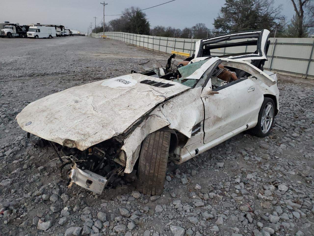 2011 Mercedes-Benz SL 550, VIN WDBSK7BA1BF166527 — Rollover