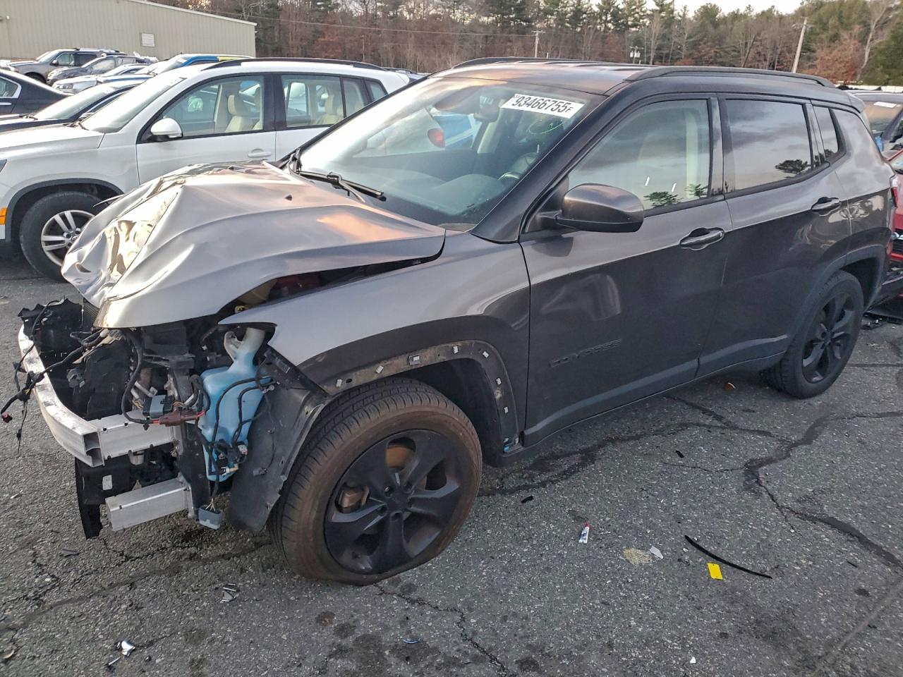 2020 Jeep Compass Altitude, VIN 3C4NJDBB3LT157201 — Фото с аукциона 1 of 13