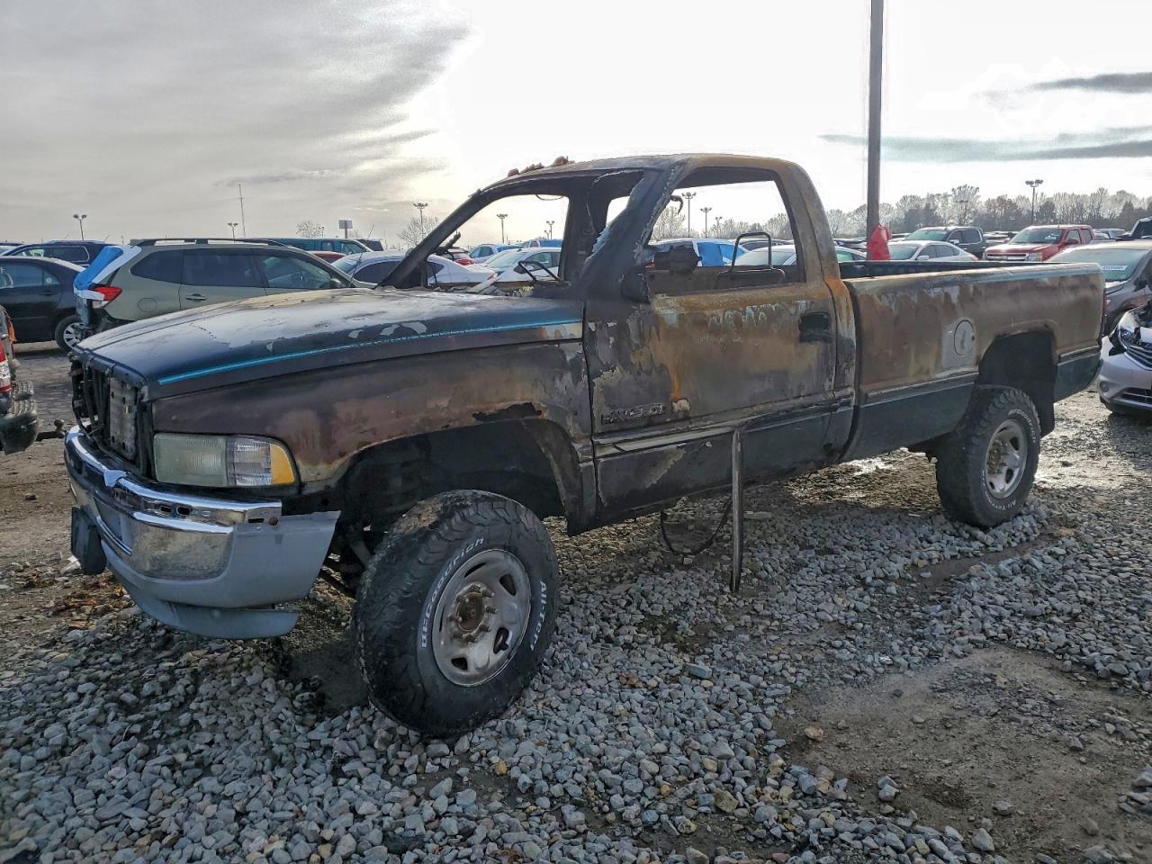 1995 Dodge RAM, VIN 1B7JF26Z4SS284308 — Пожар