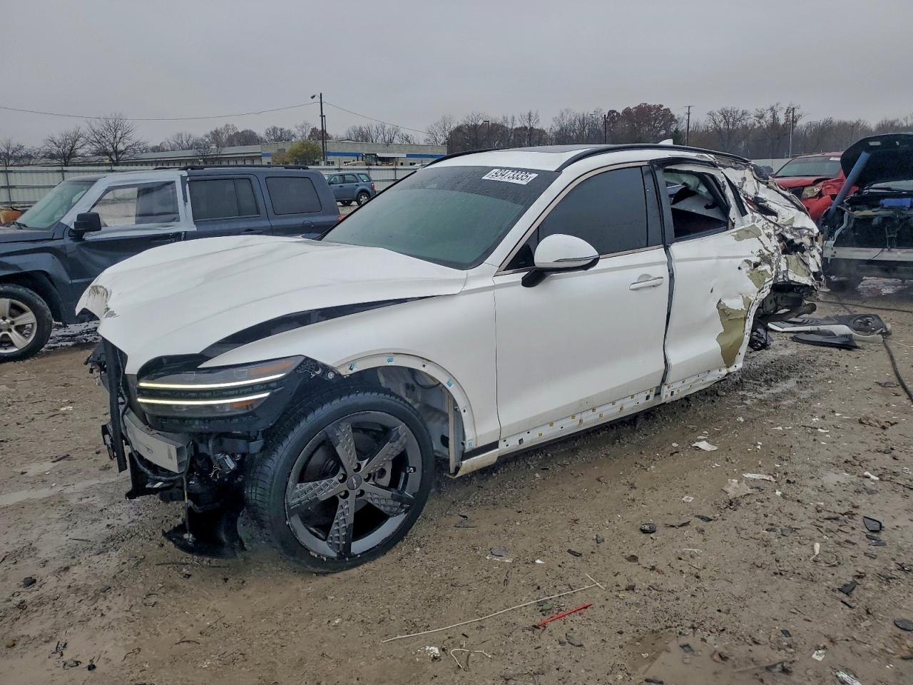 2022 Genesis GV70 2.5T, VIN KMUMADTB3NU045918 — Rollover
