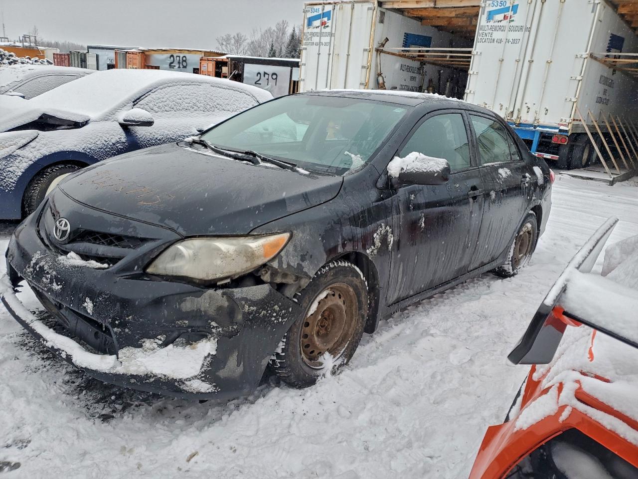 2013 Toyota Corolla LE, VIN 2T1BU4EE2DC119110 — Front end