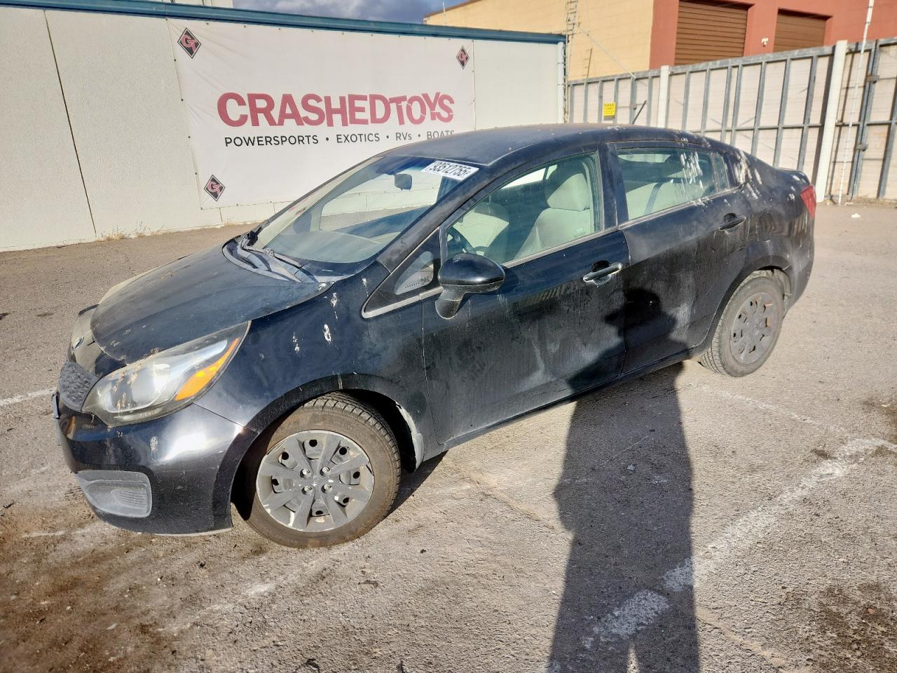 2013 Kia Rio LX, VIN KNADM4A38D6176817 — Front end
