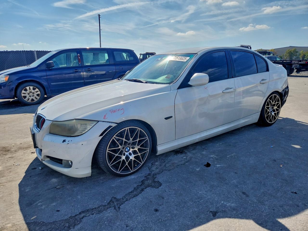2011 BMW 3 Series 328i, VIN WBAPH7G53BNM56420 — Rear end
