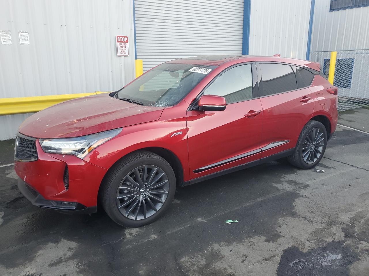 2022 Acura RDX PMC Edition, VIN 5J8TC2H85NL001937 — Vandalism