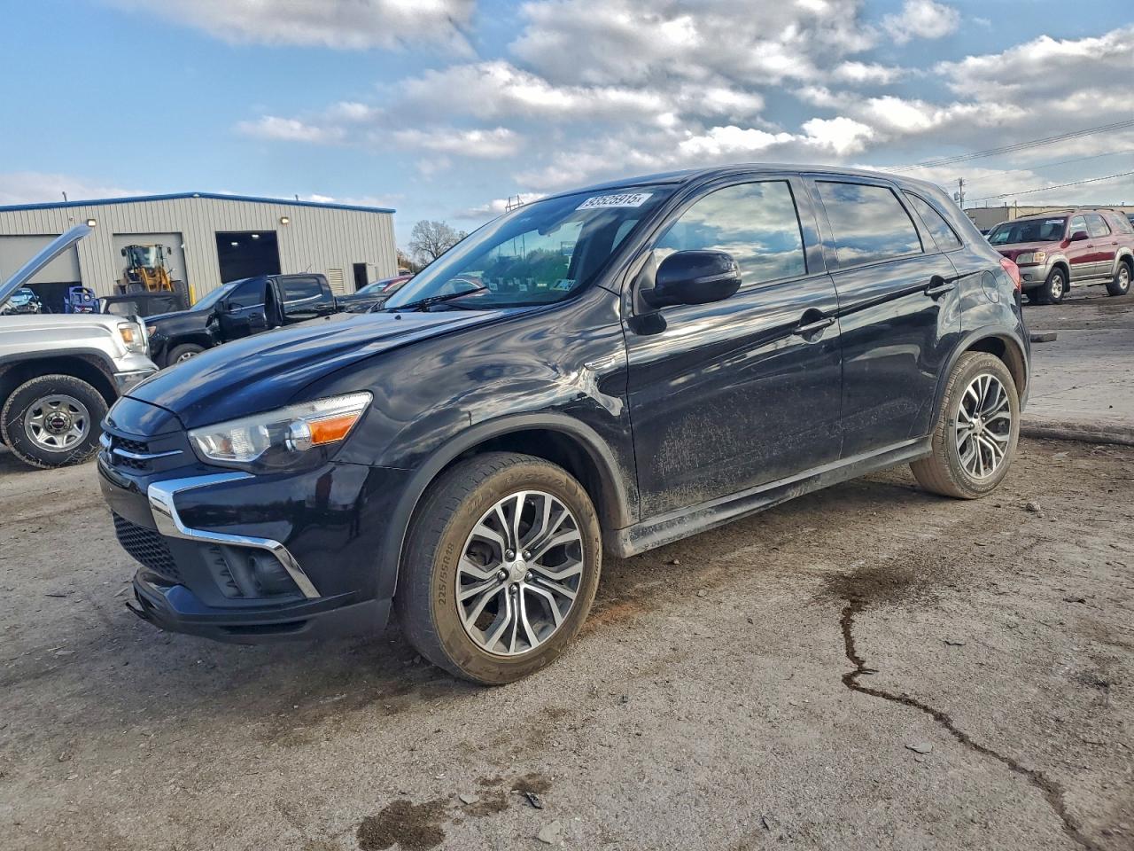 2019 Mitsubishi Outlander ES, VIN JA4AR3AU4KU019654 — Frame damage