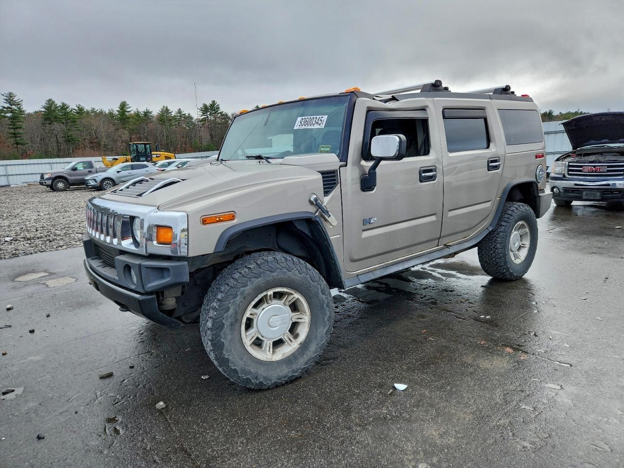 2004 Hummer H2, VIN 5GRGN23U44H116933 — Roof