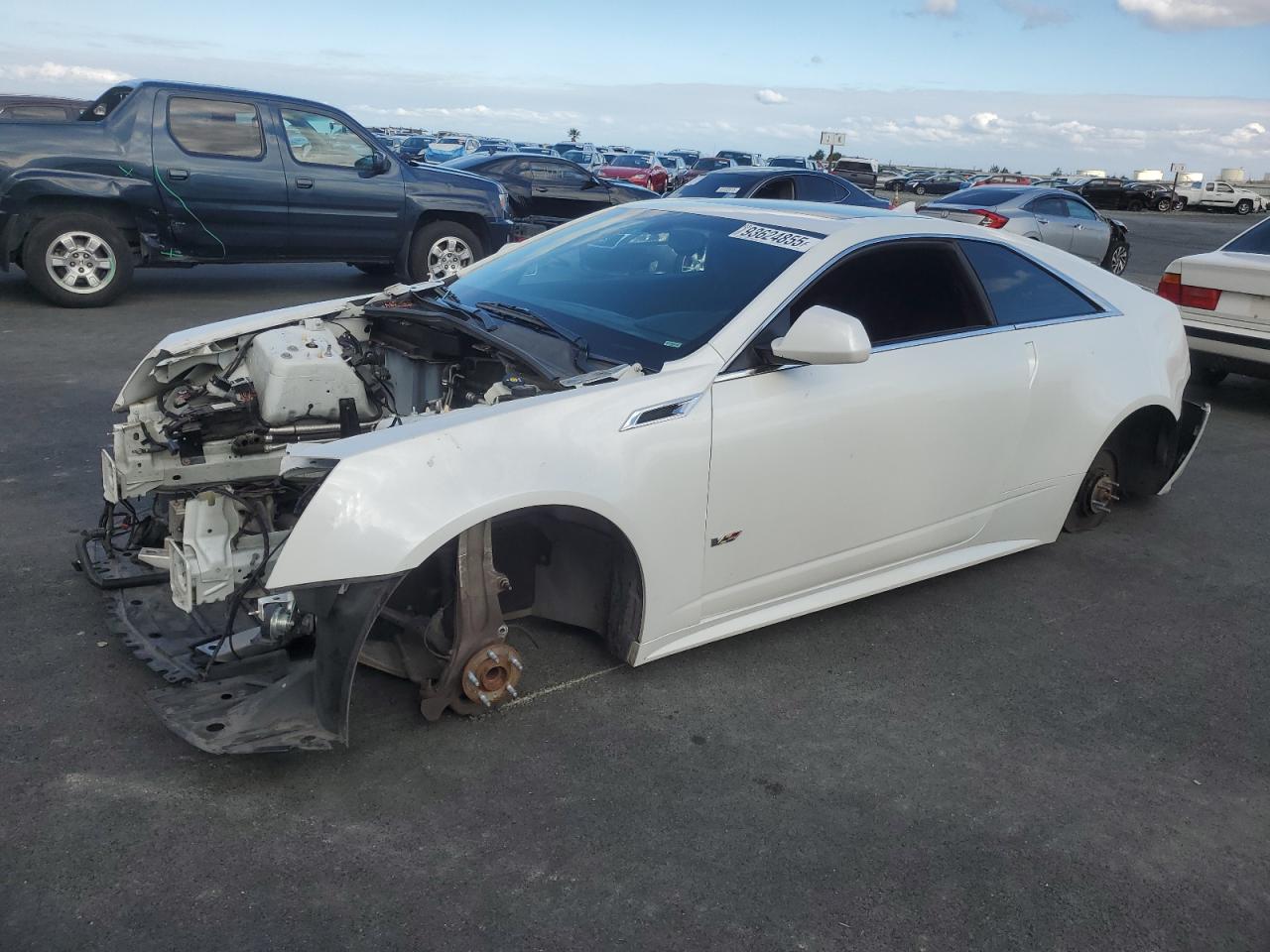 2015 Cadillac CTS-V, VIN 1G6DV1EP8F0100650 — Vandalism