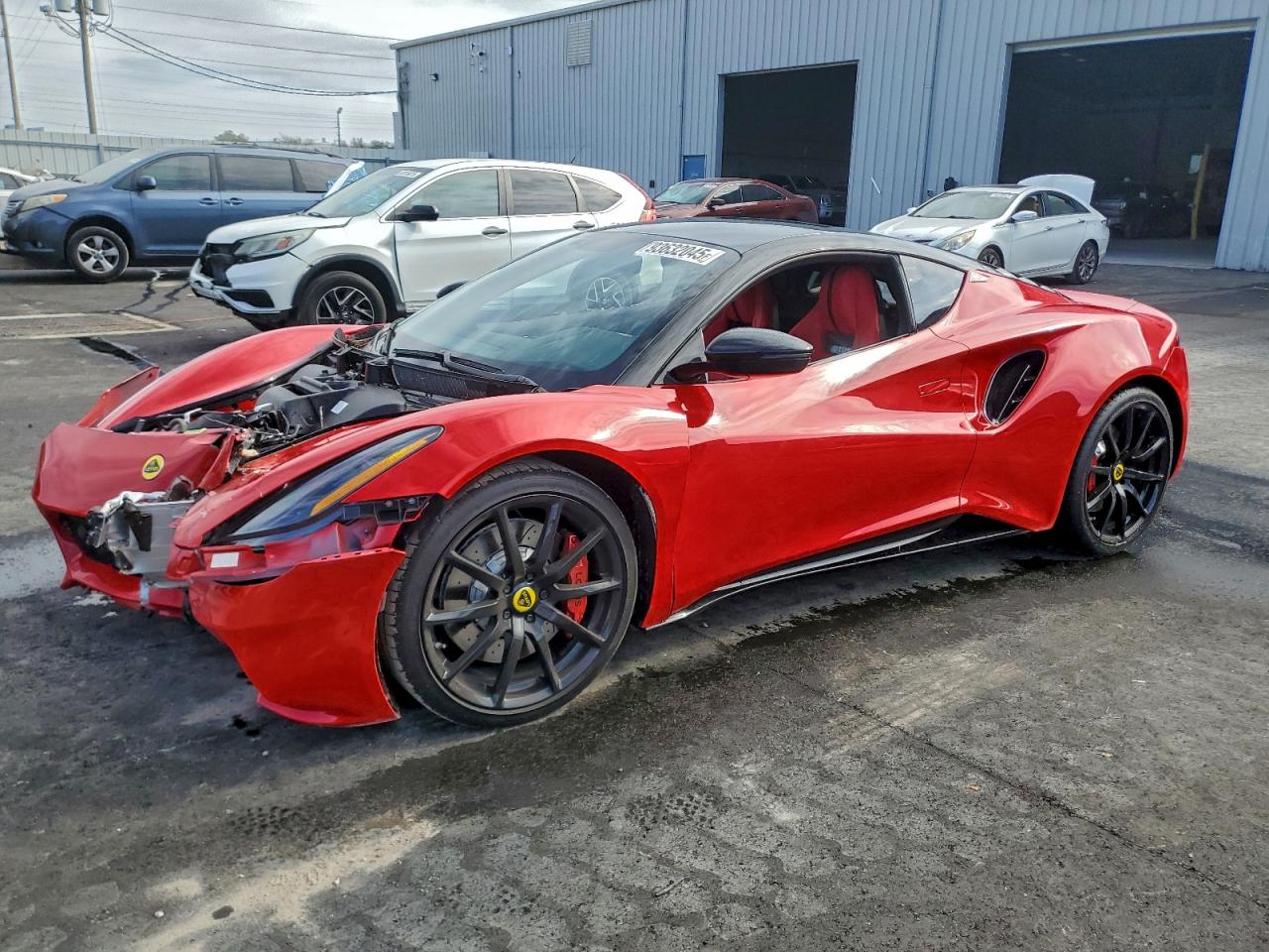 2025 Lotus Emira V6, VIN SCCLEJAX8SHB10932 — Front end