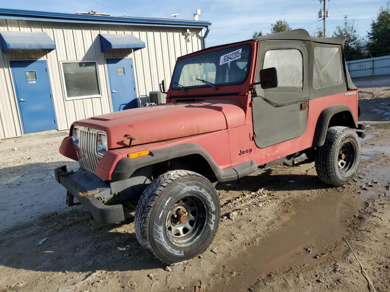 1988 Jeep Wrangler, VIN 2BCCV81J4JB500085 — Normal wear