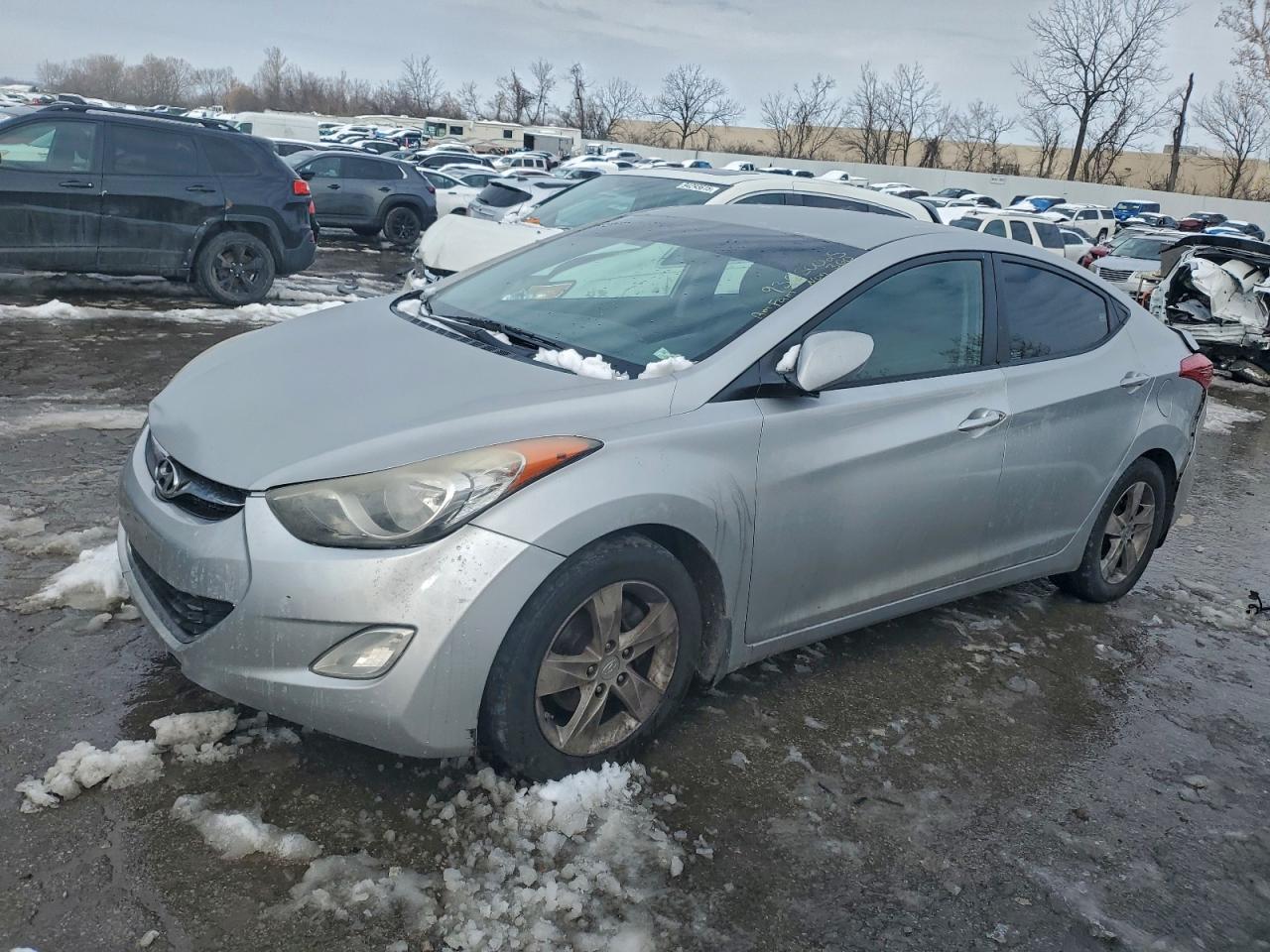 2012 Hyundai Elantra GLS, VIN KMHDH4AE6CU324493 — Rear end
