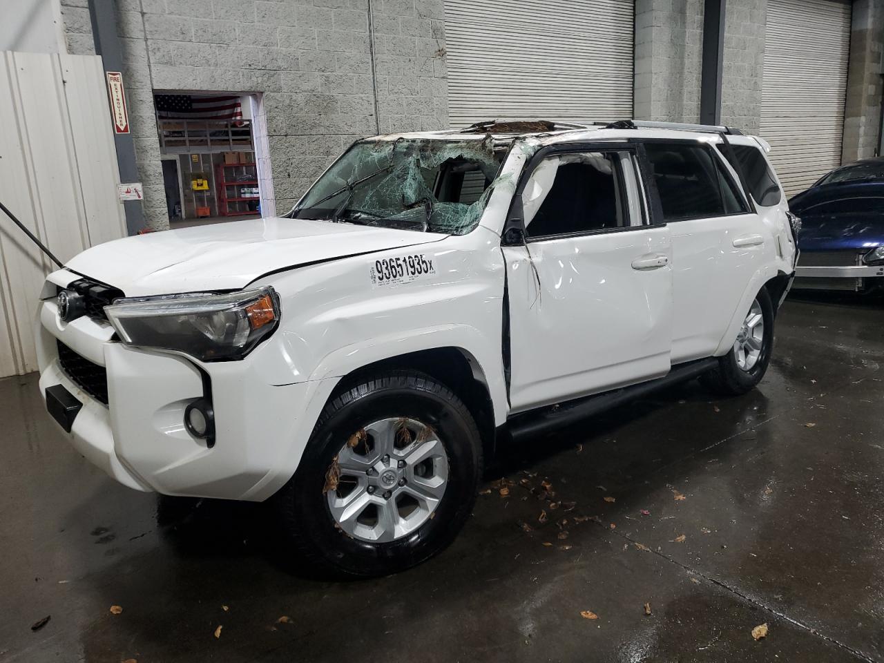 2019 Toyota 4Runner Limited, VIN JTEBU5JR8K5615047 — Rollover