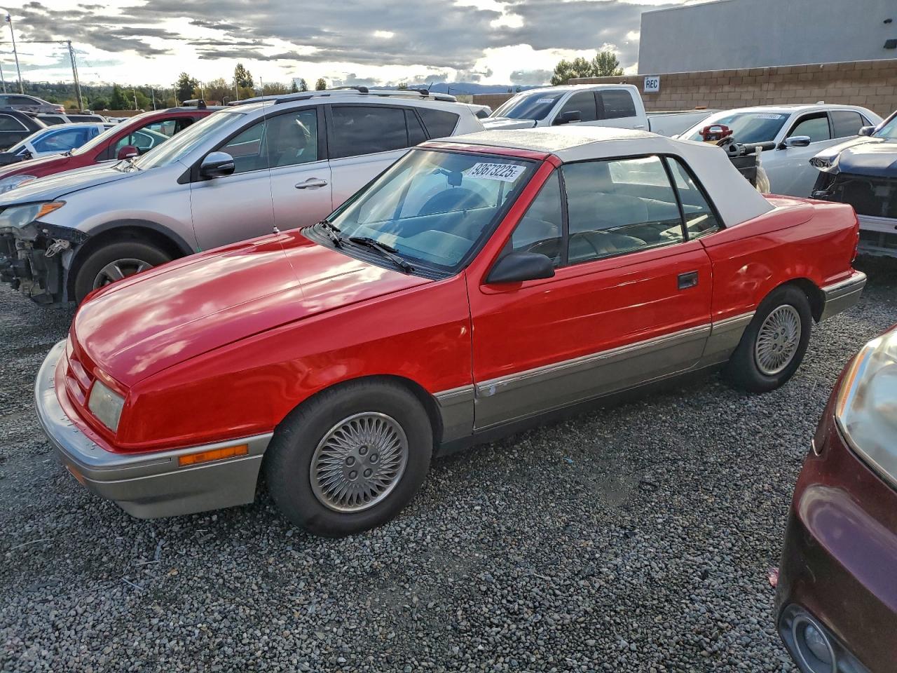1991 Dodge Shadow, VIN 3B3XP45K0MT560946 — Minor dents and scratches