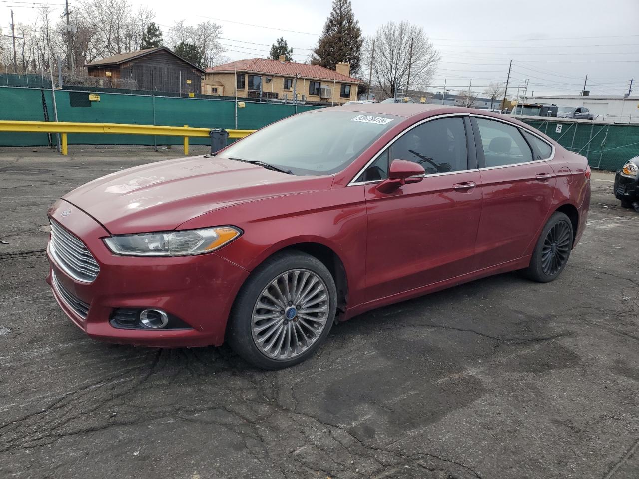2014 Ford Fusion Titanium, VIN 3FA6P0D91ER130929 — Rear end