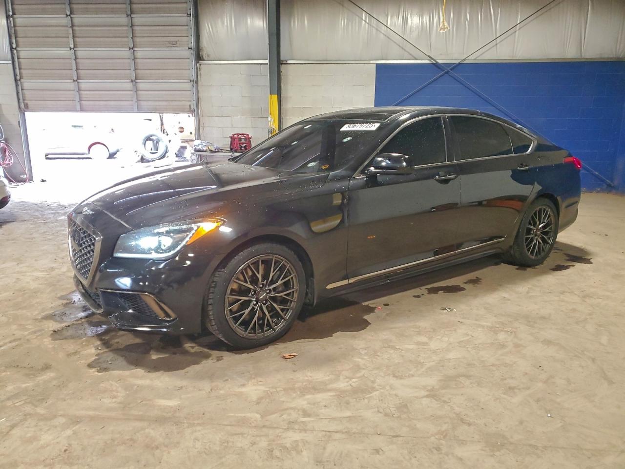 2019 Genesis G80 Sport, VIN KMHGN4JB3KU300484 — Vandalism