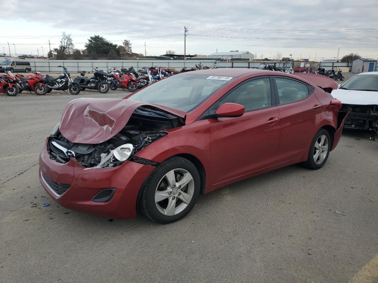 2011 Hyundai Elantra GLS, VIN KMHDH4AE1BU155692 — Rear end