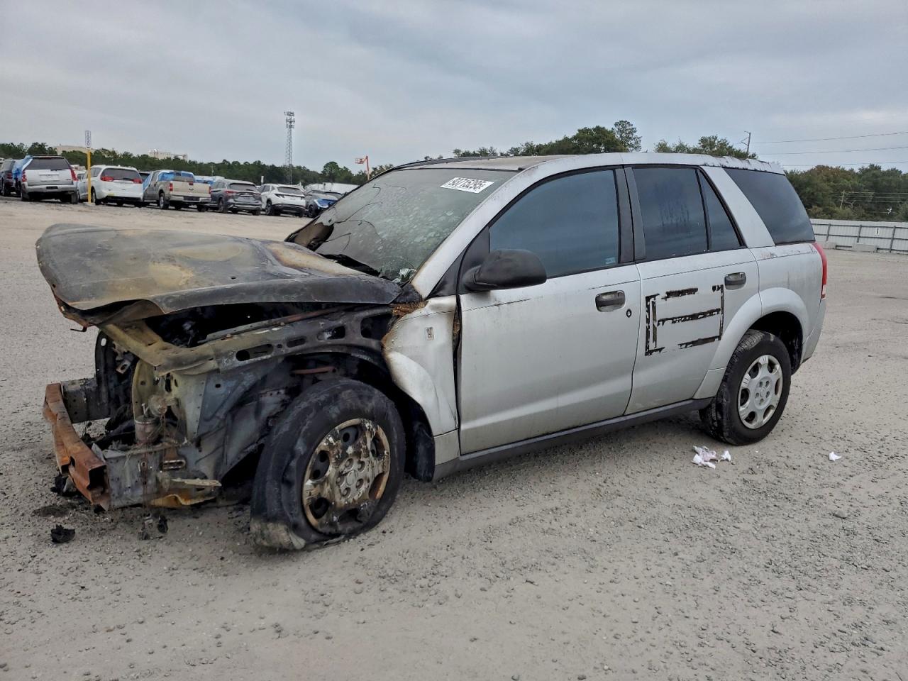 2006 Saturn VUE, VIN 5GZCZ33D36S899905 — Engine fire