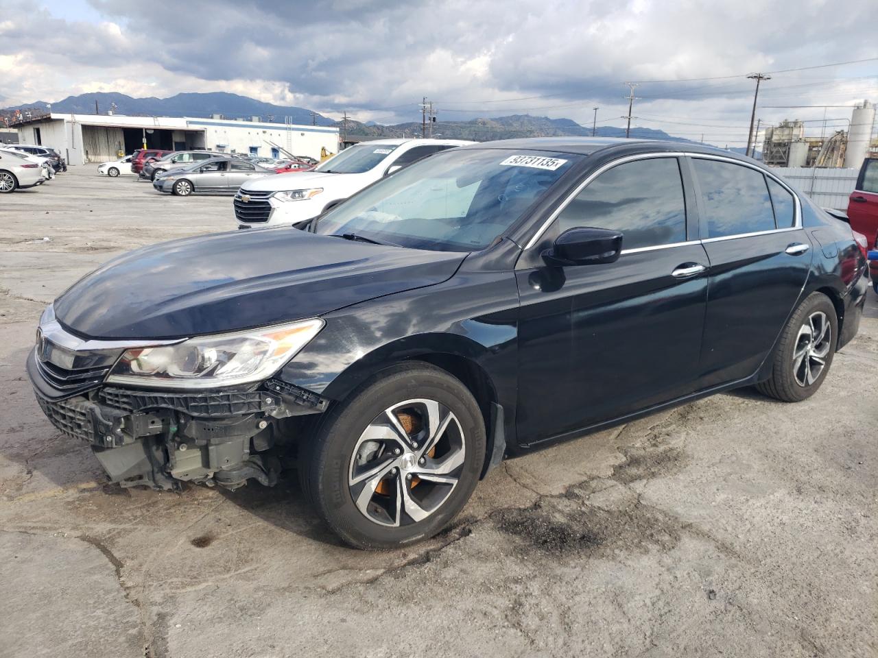 2016 Honda Accord LX, VIN 1HGCR2F38GA164652 — Vandalism