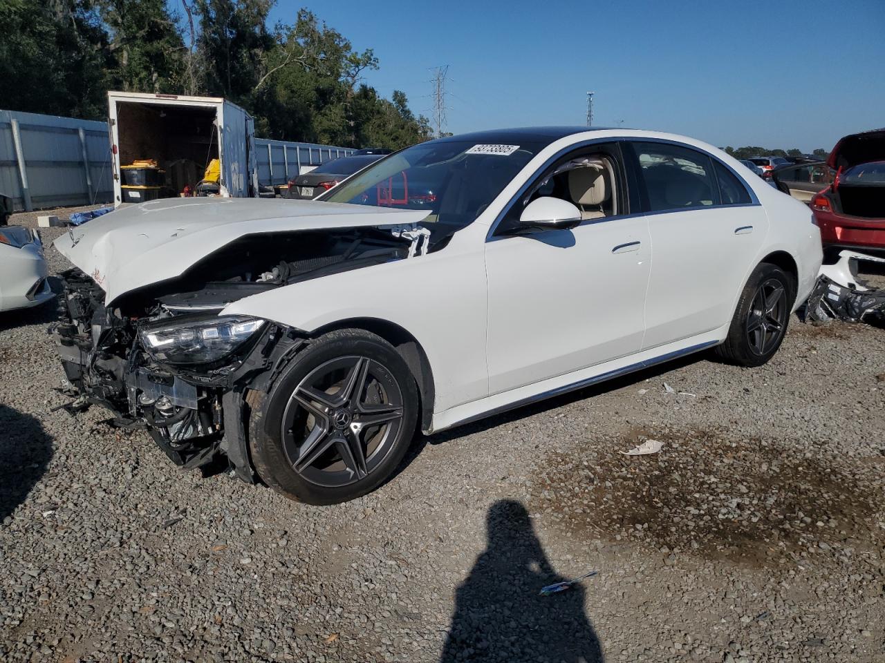 2024 Mercedes-Benz S 580, VIN W1K6G7GBXRA281386 — Front end