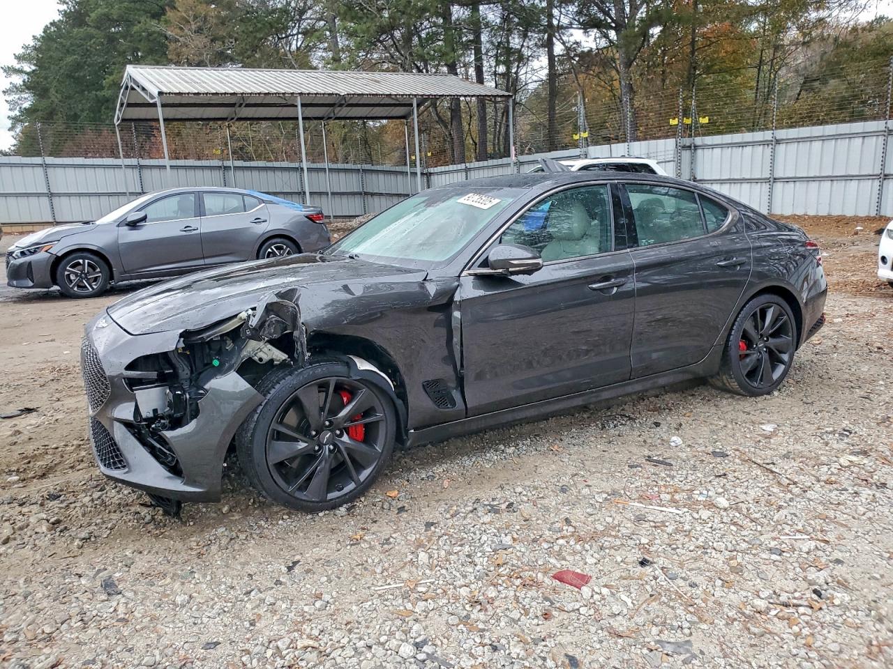 2023 Genesis G70 3.3T, VIN KMTG54TE5PU128592 — Front end