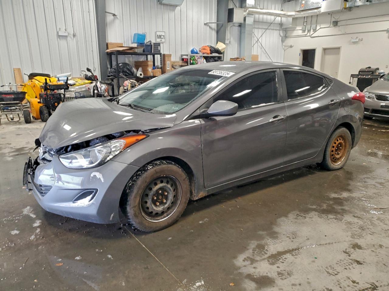 2011 Hyundai Elantra GLS, VIN 5NPDH4AE3BH057763 — Front end