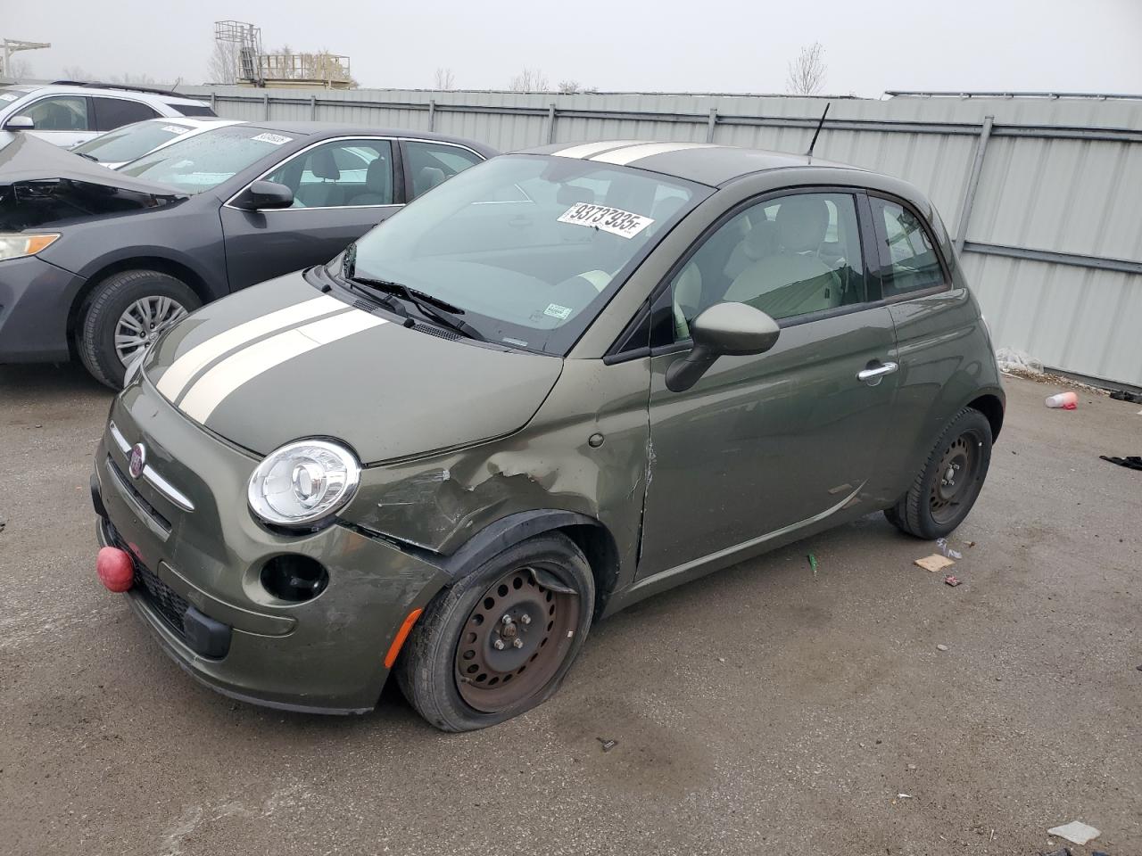 2014 FIAT 500 Pop, VIN 3C3CFFAR8ET275660 — Front end