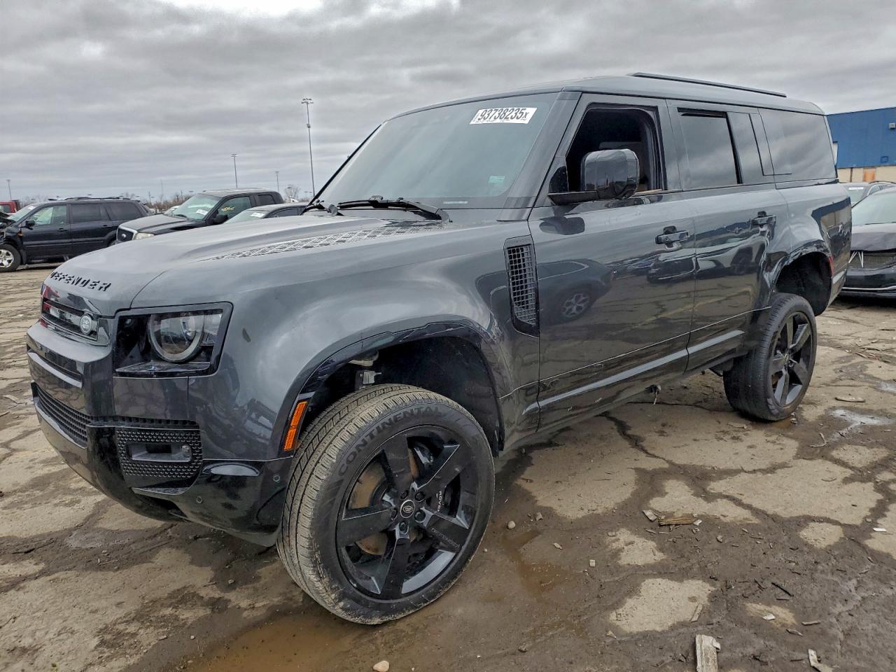 2025 Land Rover Defender V8, VIN SALEWFFE8S2426965 — Water / flood