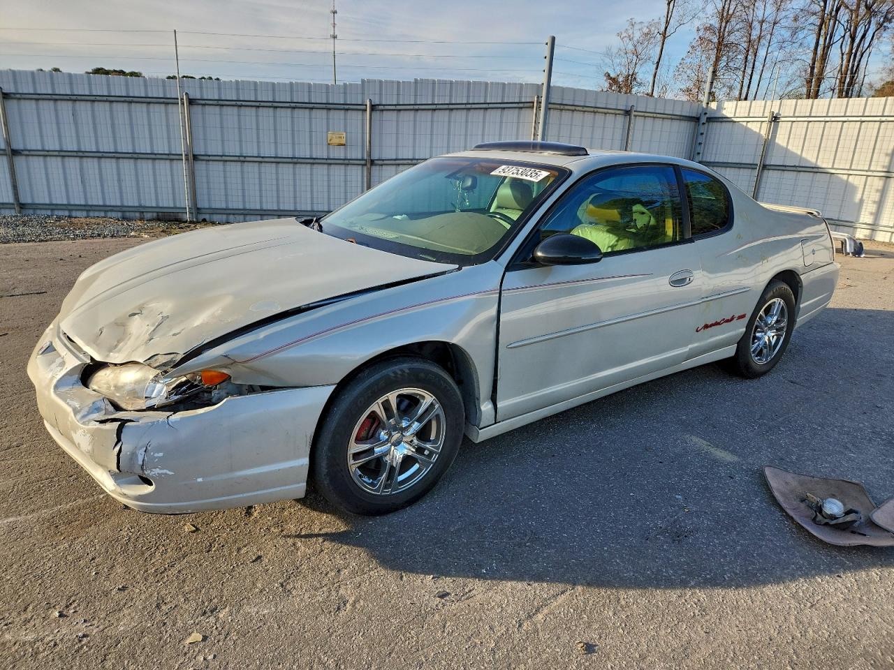 2003 Chevrolet Monte Carlo SS, VIN 2G1WX15K439157118 — Front end