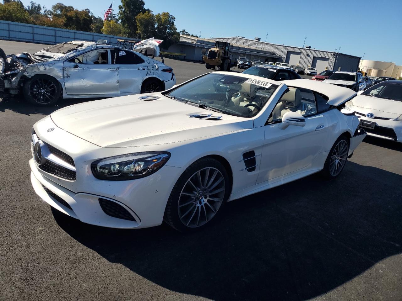 2018 Mercedes-Benz SL 550, VIN WDDJK7DA5JF052111 — Rear end
