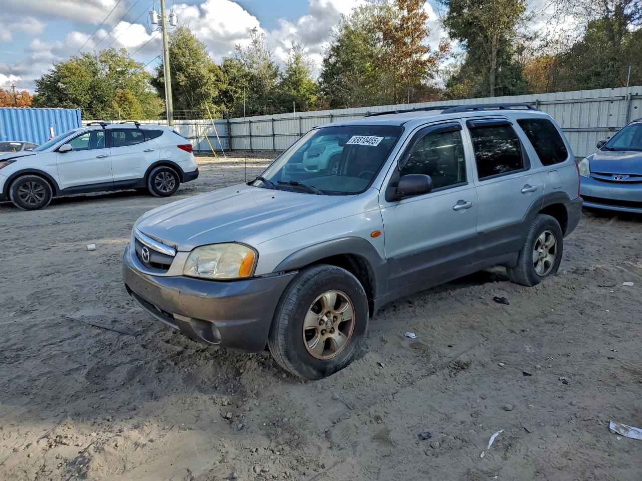 2003 Mazda Tribute LX, VIN 4F2YZ04103KM39848 — Front end