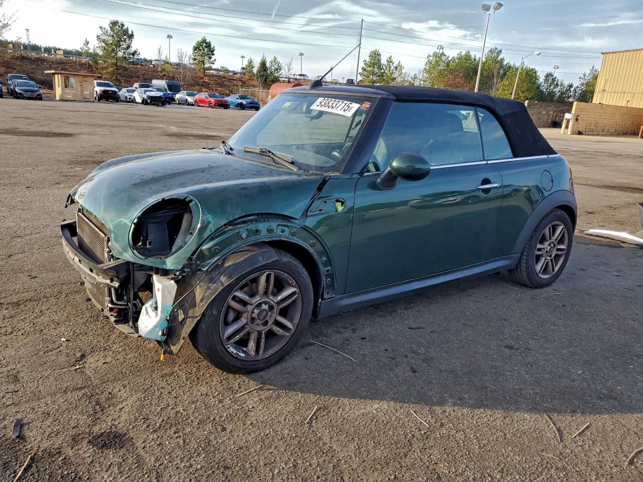 2011 MINI Convertible, VIN WMWZN3C54BT265097 — Front end
