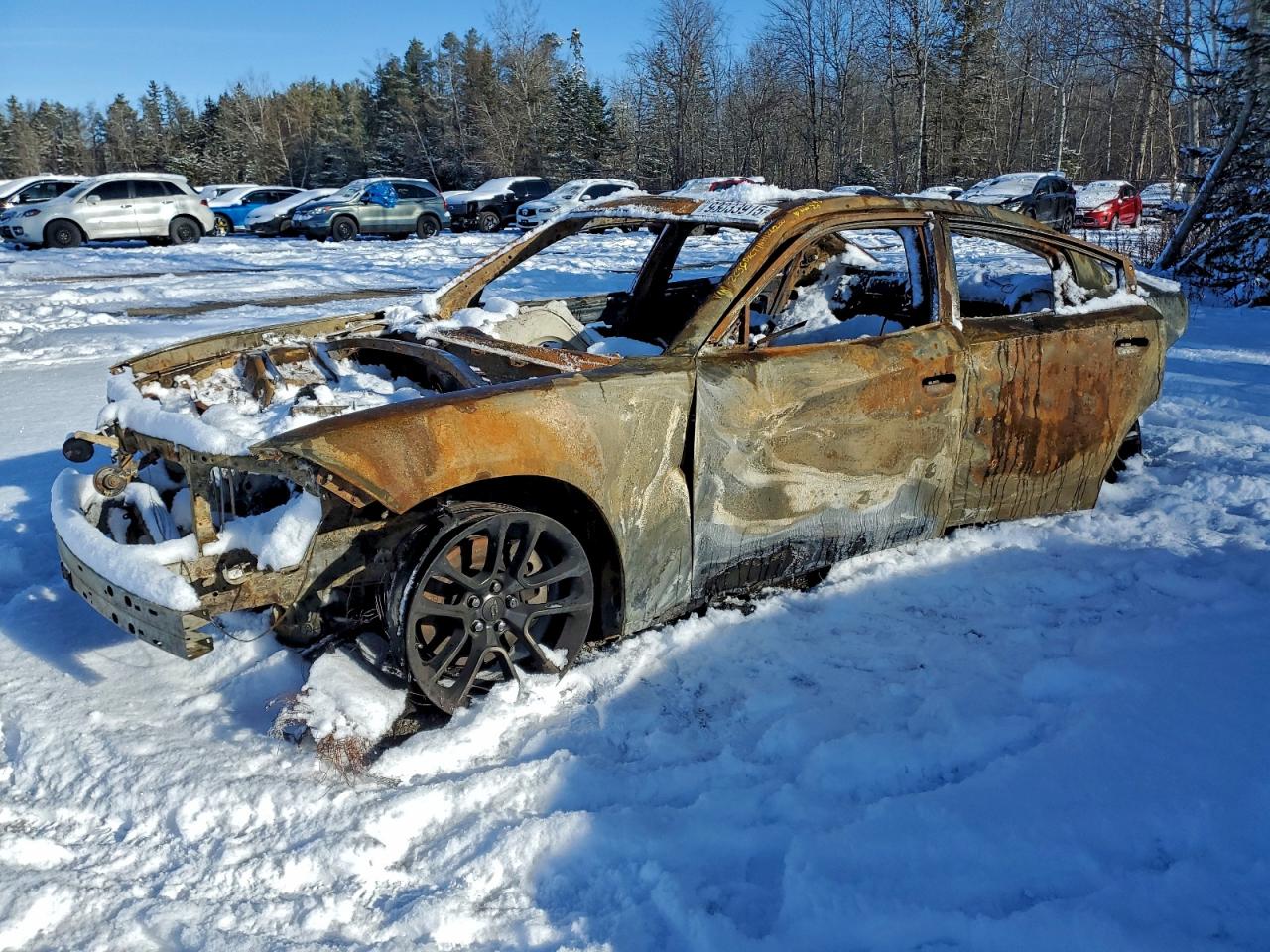 2022 Dodge Charger R/T, VIN 2C3CDXCT1NH126200 — Vandalism