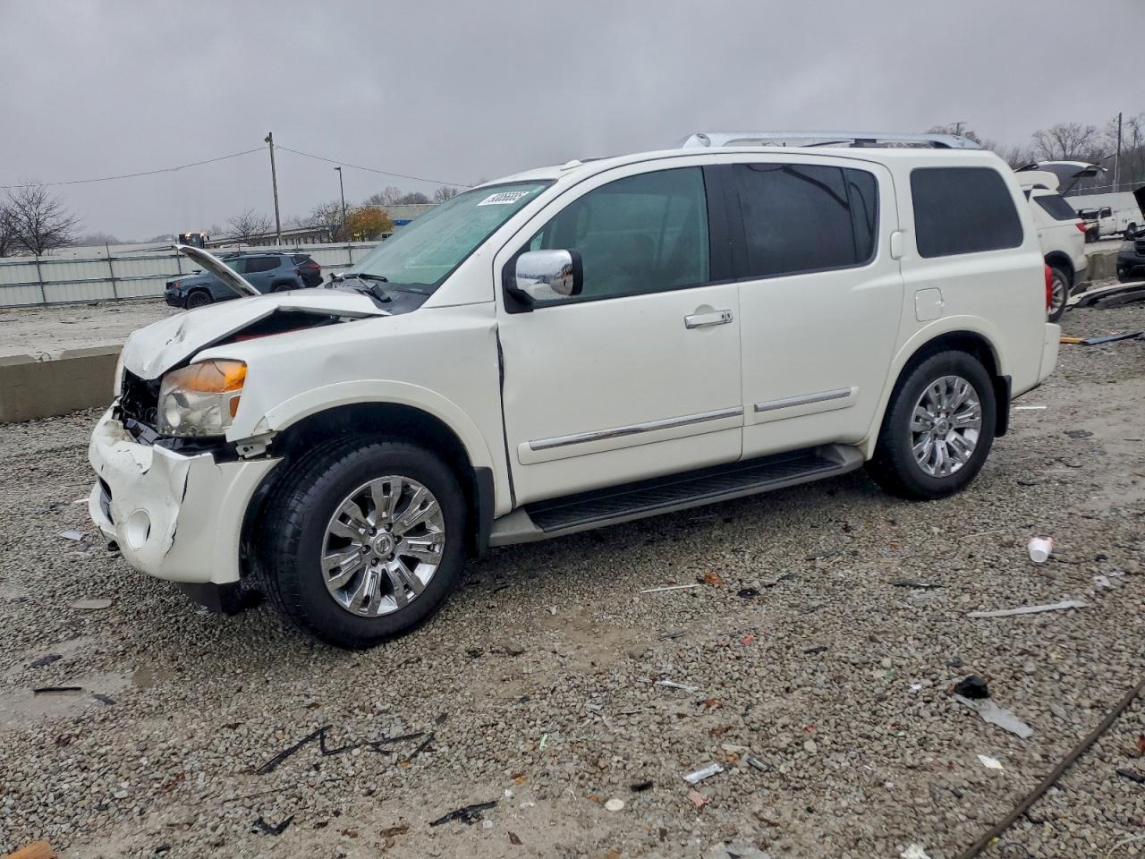 2015 Nissan Armada Platinum, VIN 5N1BA0NE9FN609640 — Front end