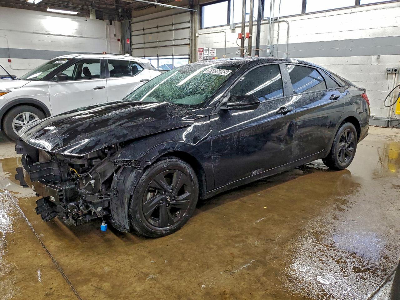 2023 Hyundai Elantra SEL, VIN KMHLM4AGXPU595118 — Frame damage