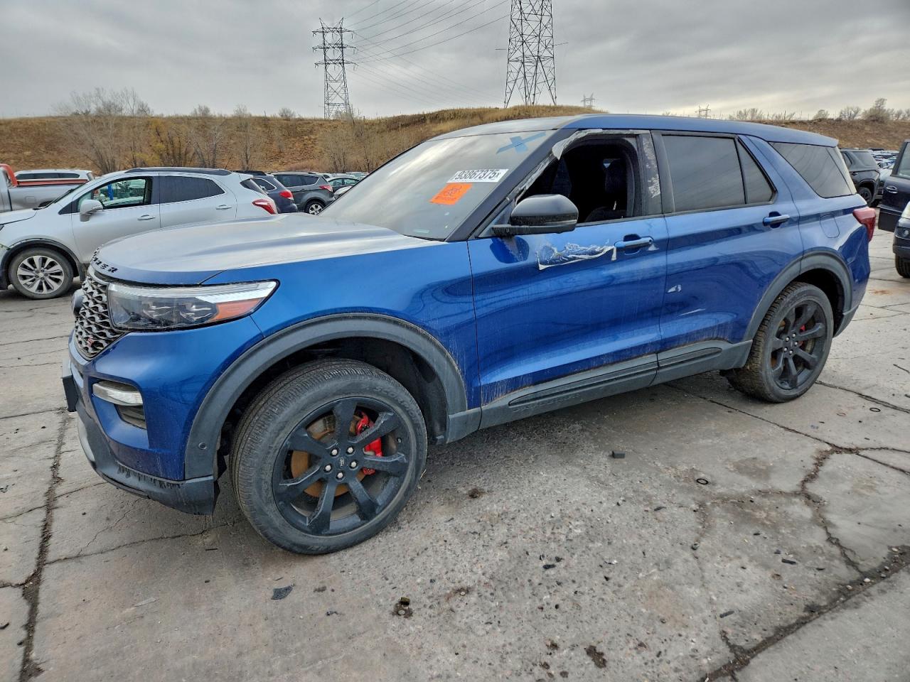2021 Ford Explorer ST, VIN 1FM5K8GC5MGA05234 — Partial repair