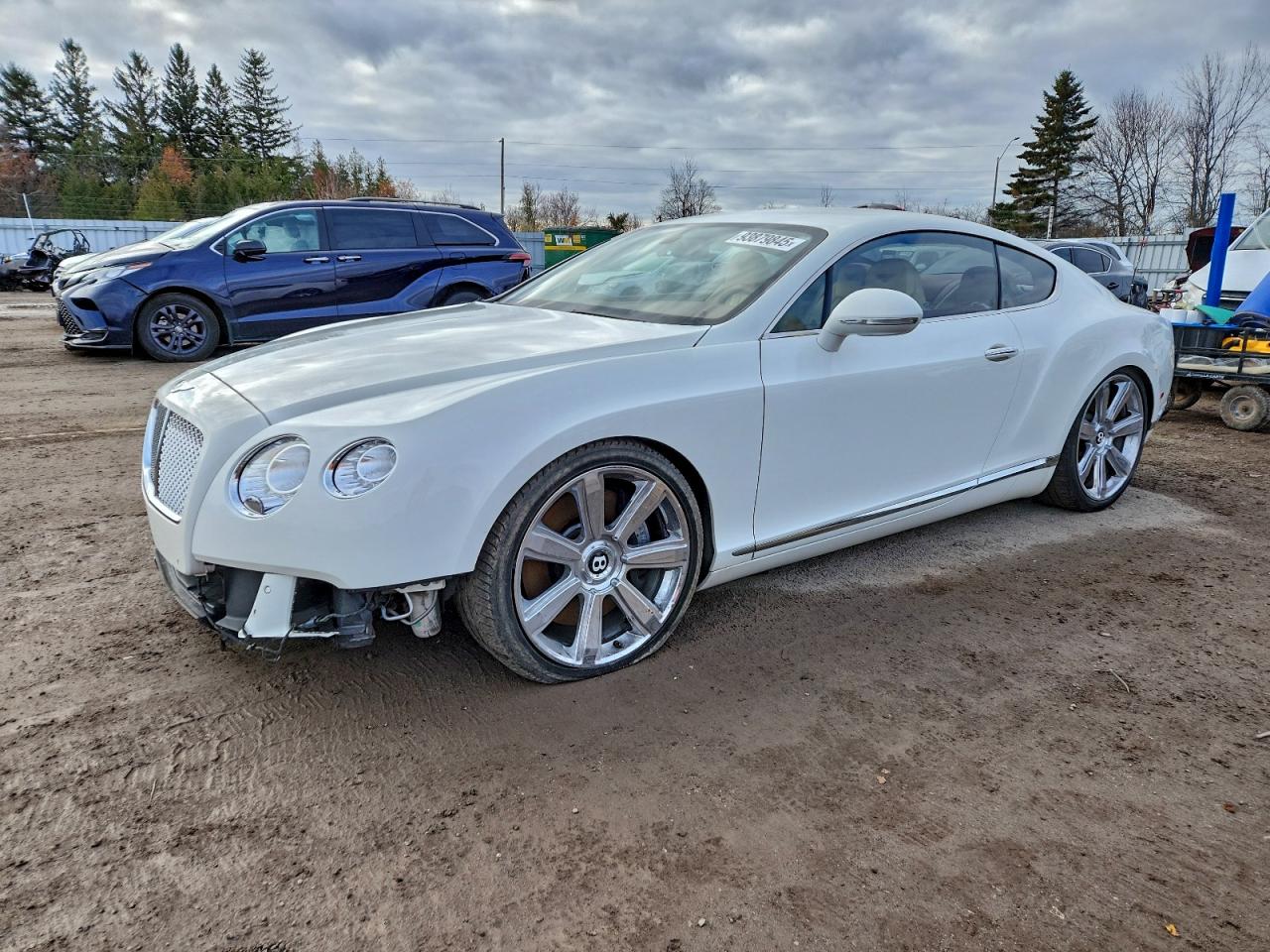 2012 Bentley Continental GT, VIN SCBFR7ZA5CC075111 — Vandalism