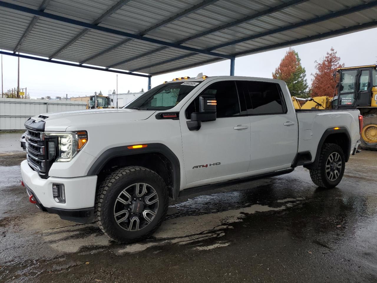 2022 GMC Sierra 2500HD AT4, VIN 1GT49PEYXNF145310 — Vandalism