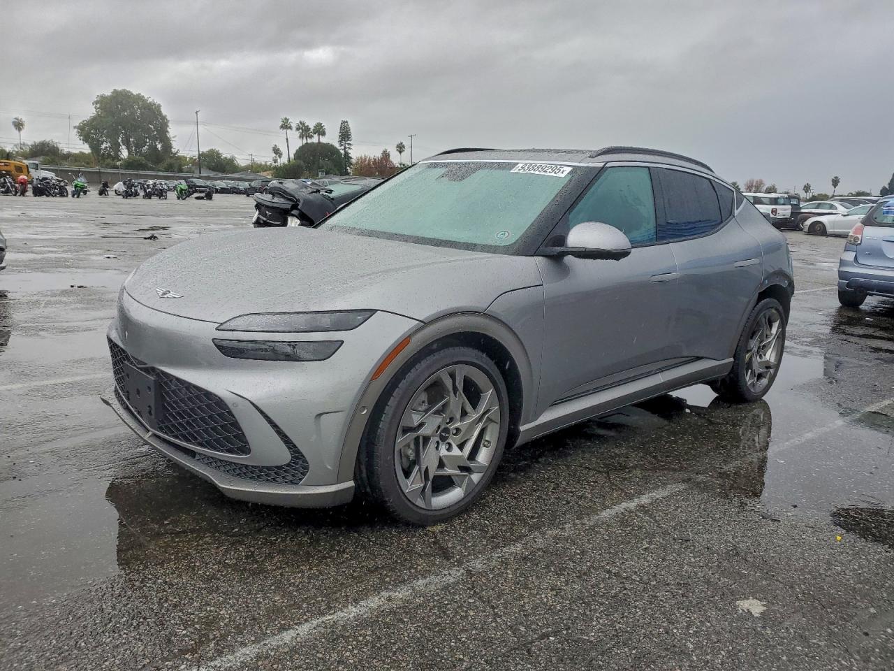 2023 Genesis GV60 Performance, VIN KMUKEDTBXPU011781 — Rear end