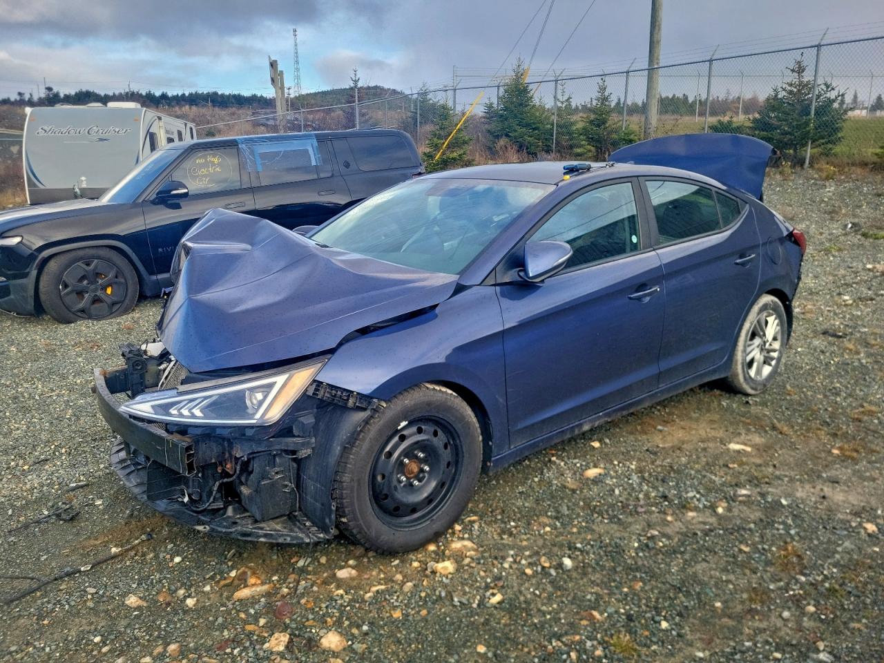 2019 Hyundai Elantra SEL, VIN KMHD84LF8KU860382 — Biohazard / chemical