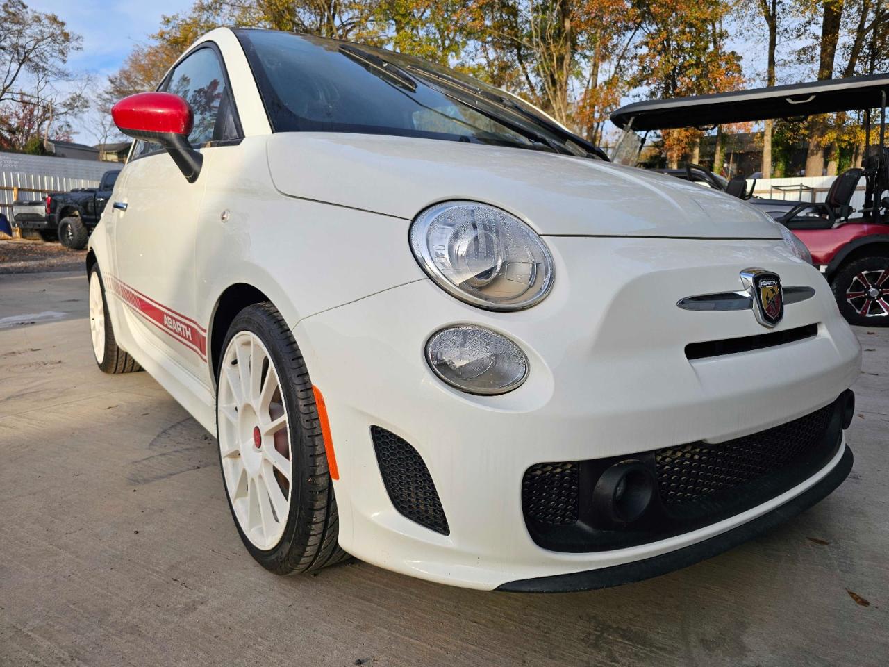 2013 FIAT 500 Abarth, VIN 3C3CFFFH6DT553437 — Water / flood