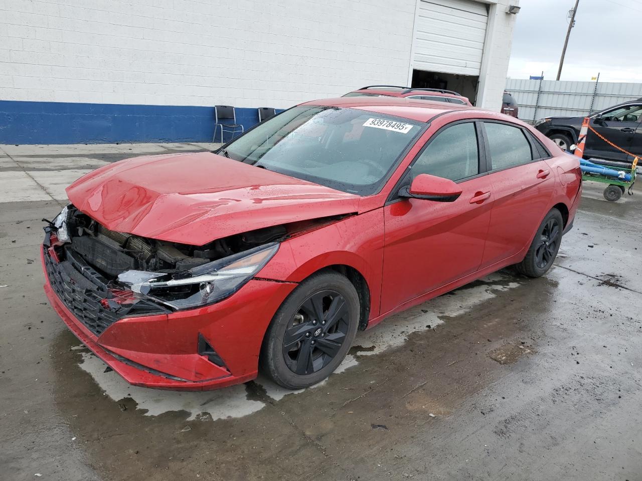 2022 Hyundai Elantra SEL, VIN 5NPLM4AG5NH064226 — Front end